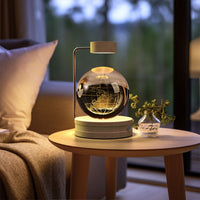 Crystal Ball Cosmic Dinosaur Indoor Night Light Usb Power Warm Bedside