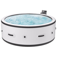 Large hot tub for 4 to 6 People, Portable Outdoor spa with 150 airjets and 1 Thermal Cover Massage hot tub for Patio Garden and Outdoors