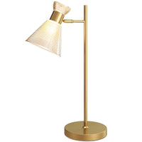 Modern Table Lamp,Bedside Lamp With Adjustable Flower-Shaped Head And E27 Socket For Living Room Bedroom Study,Bulb Not Included,Gold Tone