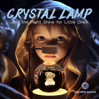 Crystal Ball Cosmic Dinosaur Indoor Night Light Usb Power Warm Bedside