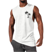 Coconut Tree Beach Tank Top – Summer Casual