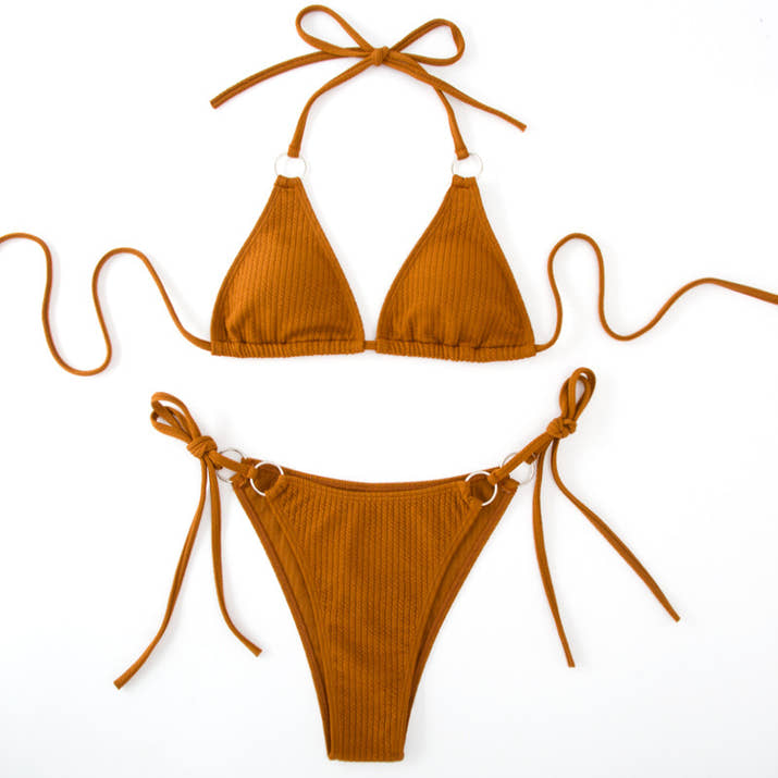 Side-Tie Thong Bikini Set