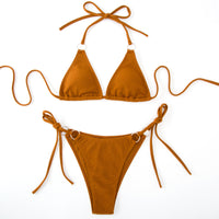 Side-Tie Thong Bikini Set