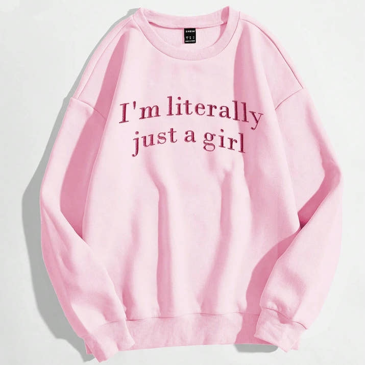 Just a Girl Crewneck Sweatshirt