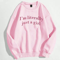 Just a Girl Crewneck Sweatshirt