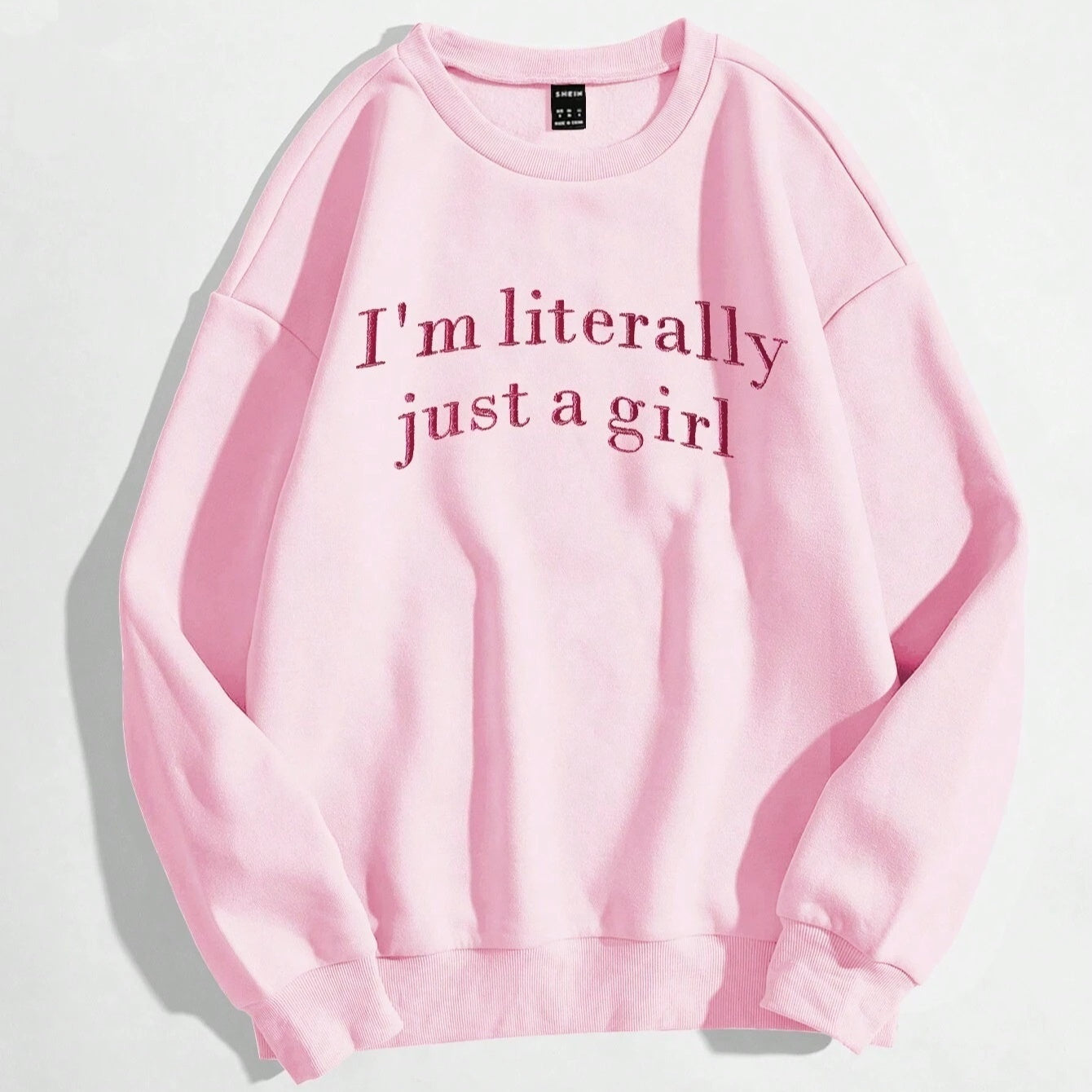 Just a Girl Crewneck Sweatshirt