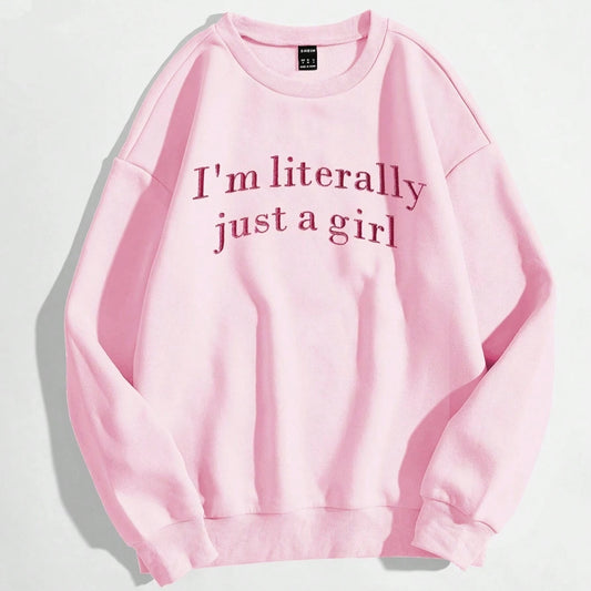 Just a Girl Crewneck Sweatshirt