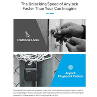 Smart Lock L3 Waterproof Fingerprint Padlock – Keyless Biometric Security