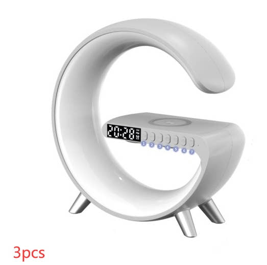 New Intelligent G Shaped Led Lamp Bluetooth Speake Wireless Charger
