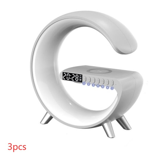 New Intelligent G Shaped Led Lamp Bluetooth Speake Wireless Charger