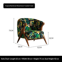 Retro Single Sofa Chair For Home Use — view 3