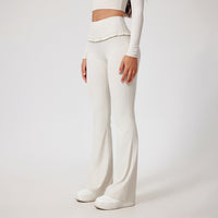 High-Waist Lace Nude Feel Leggings