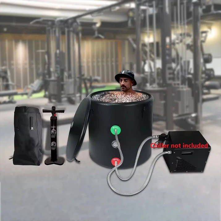 Pro Elite Recovery 90Cm Ice Pod Ice Bath Therapy Inflatable Cold Plunge