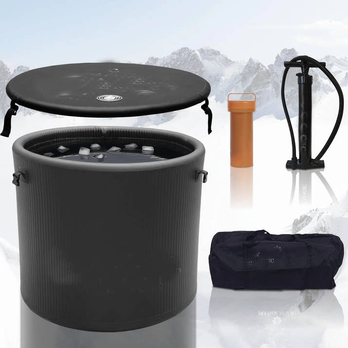 Pro Elite Recovery 90Cm Ice Pod Ice Bath Therapy Inflatable Cold Plunge
