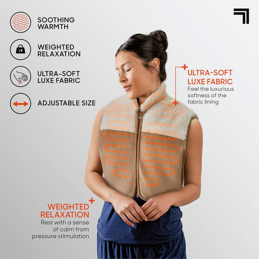 Sharper Image Weighted Heated Comfort Vest Luxe - photo 1
