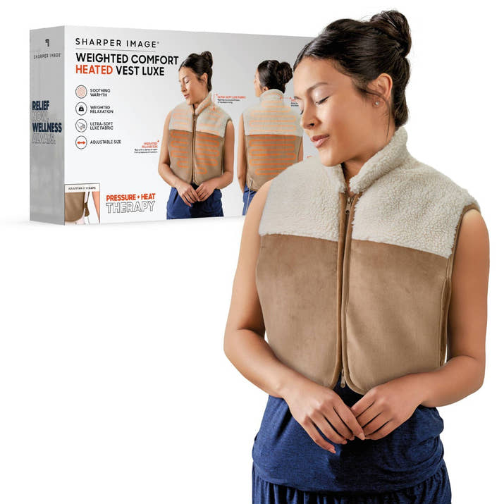 Sharper Image Weighted Heated Comfort Vest Luxe - photo 4