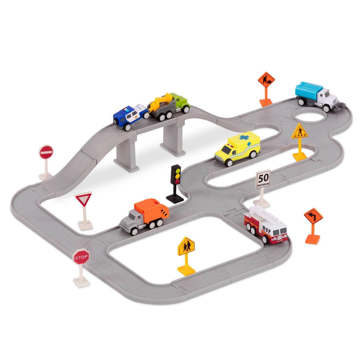 DRIVEN by Battat Pocket Series Safe & Clean City Crew Playset - photo 1