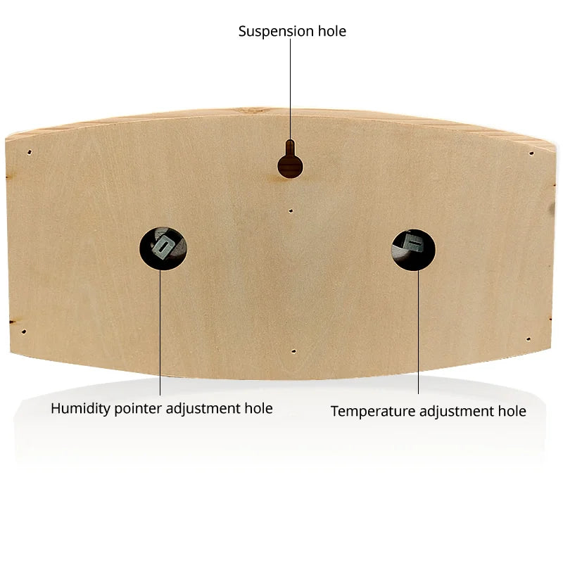 Sauna Dedicated Weat Box Accessories Wooden Sauna Thermometer Sauna