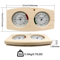Sauna Dedicated Weat Box Accessories Wooden Sauna Thermometer Sauna
