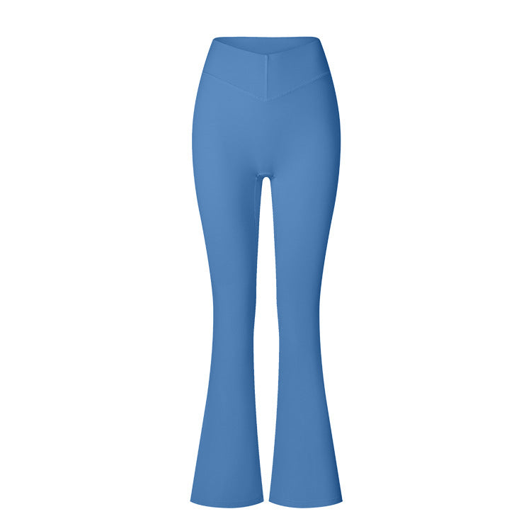 Brushed V-Waist Flare Leggings