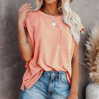 Round Neck Pocket T-shirt