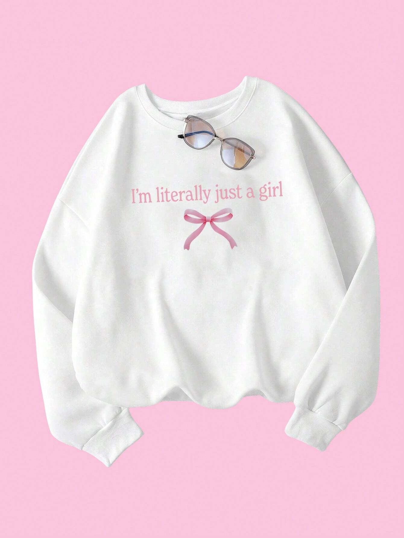 Just a Girl Crewneck Sweatshirt
