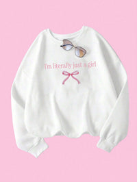 Just a Girl Crewneck Sweatshirt