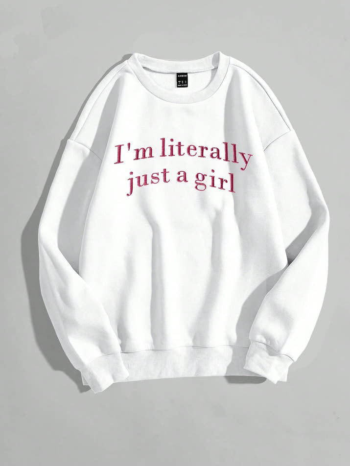 Just a Girl Crewneck Sweatshirt
