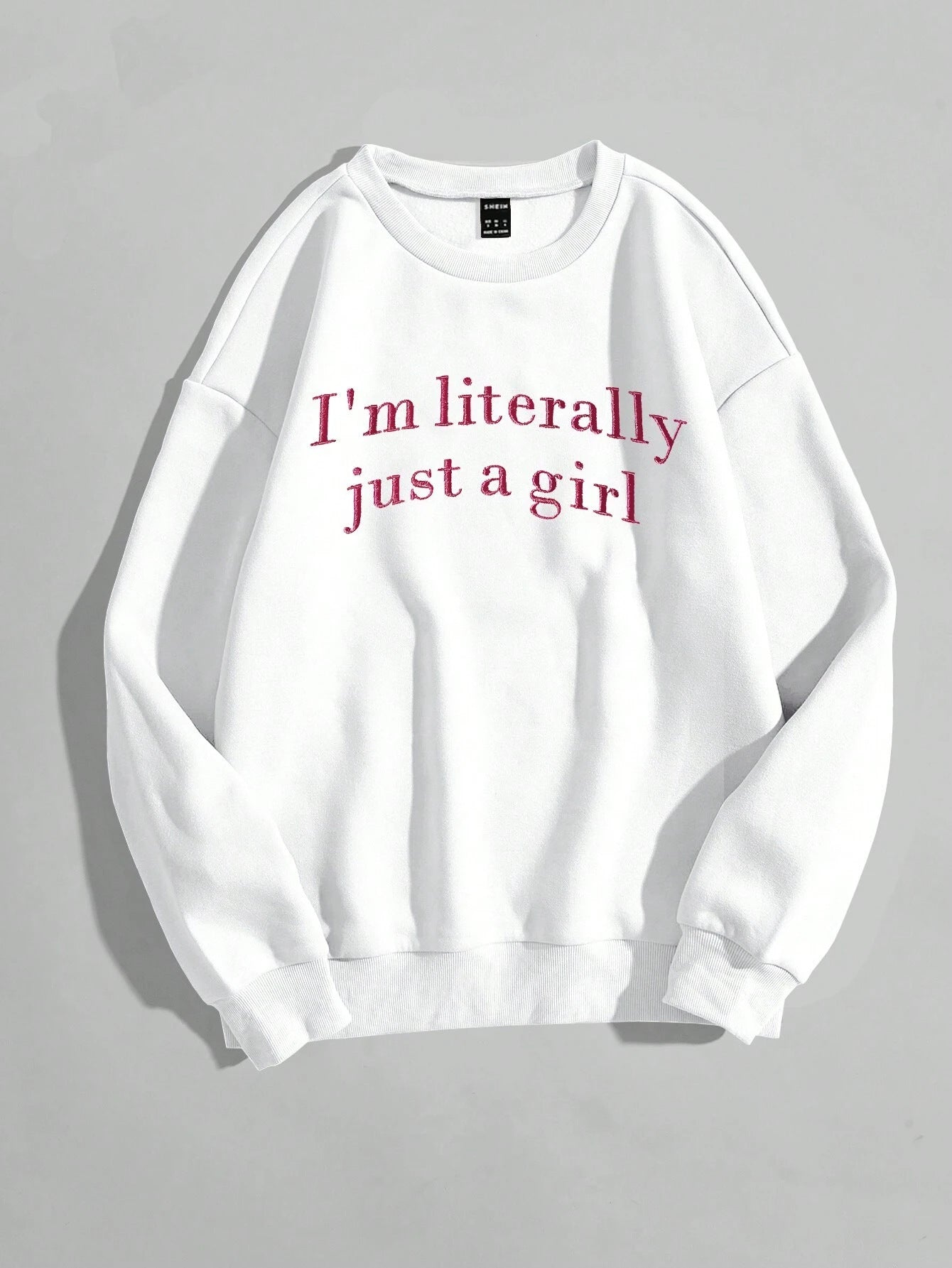 Just a Girl Crewneck Sweatshirt