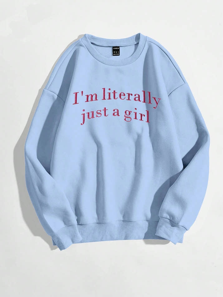 Just a Girl Crewneck Sweatshirt