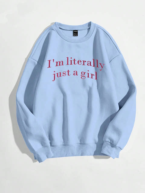 Just a Girl Crewneck Sweatshirt
