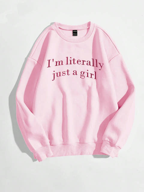 Just a Girl Crewneck Sweatshirt