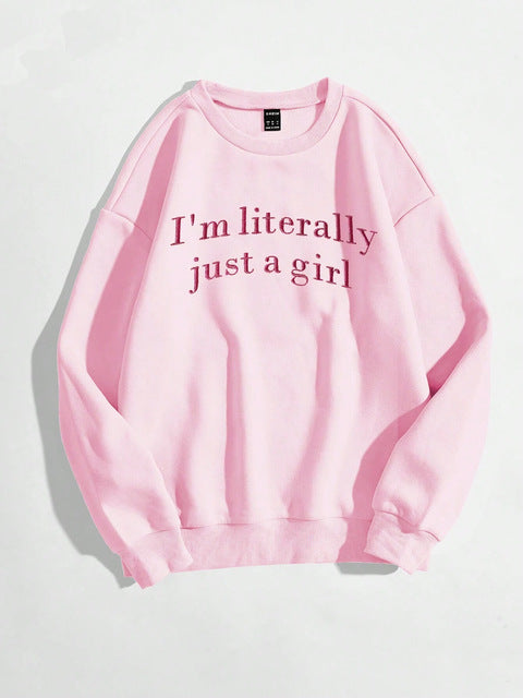 Just a Girl Crewneck Sweatshirt