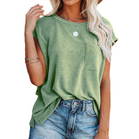 Round Neck Pocket T-shirt