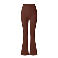 Brushed V-Waist Flare Leggings