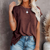 Round Neck Pocket T-shirt
