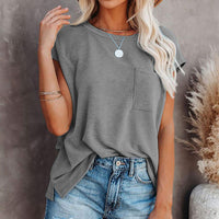 Round Neck Pocket T-shirt