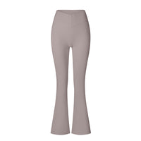 Brushed V-Waist Flare Leggings