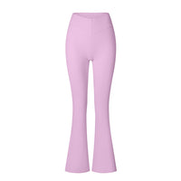 Brushed V-Waist Flare Leggings