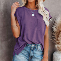 Round Neck Pocket T-shirt