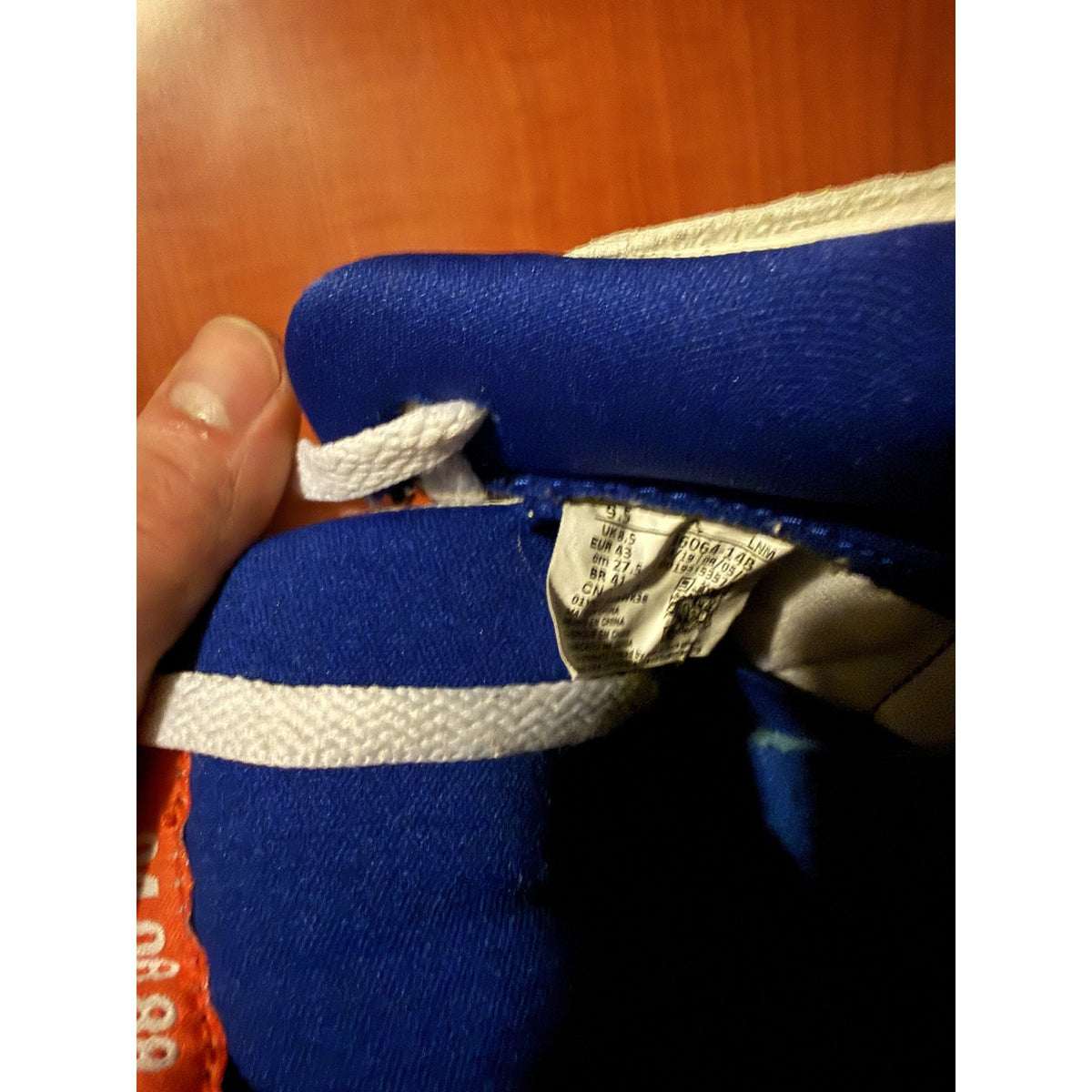 Air Jordan 3 Retro Knicks 136064-148 size 9.5 — size label