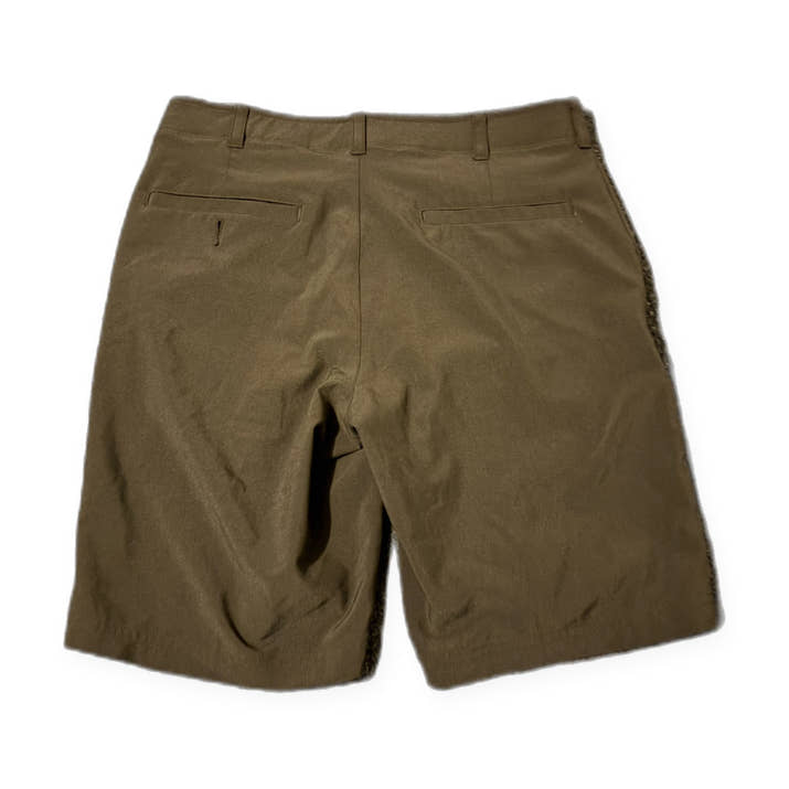 Ben Hogan olive performance golf shorts — back