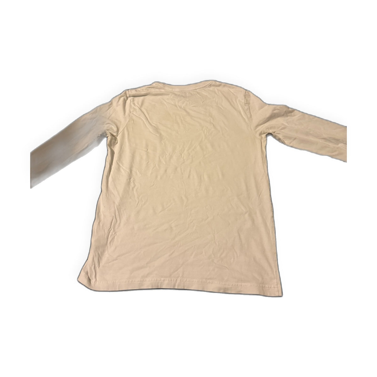 Nautica white long sleeve tee — back