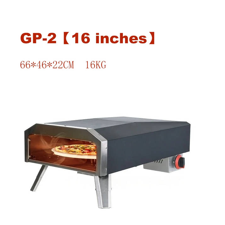 Camping Gas Pizza Oven Foldable Portable Rotating Pizza Oven Outdoor 12