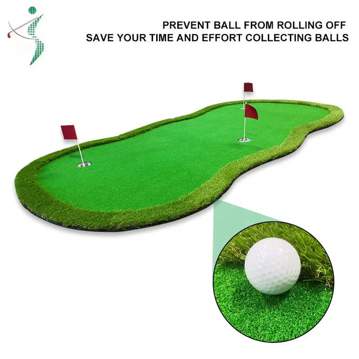 Indoor Outdoor Training Mat Portable Golf Green Simulator Golf Equipment