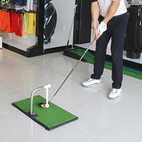 Golf Swing Practice Trainer Adjustable Golf Hitting Aid Simulators Indoor