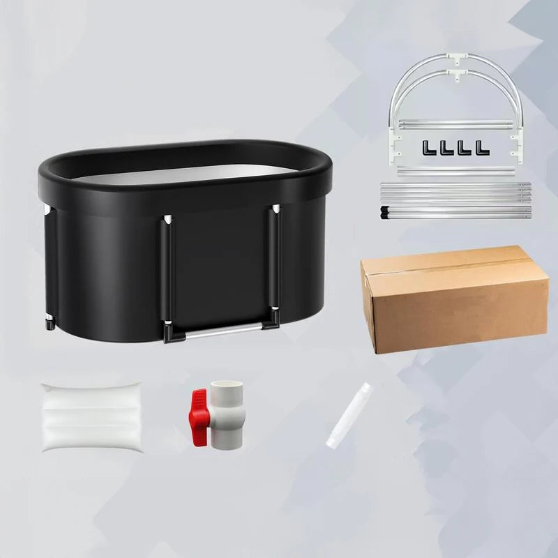Portable Foldable Ice Bath Tub For Athletes Multiple Layered Portable
