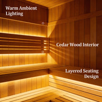 Factory Customized Outdoor Panoramic Sauna Room Round Steam Room Anti