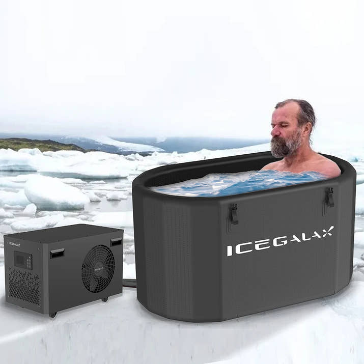 Icegalax Portable Fitness Recovery Bathtub Inflatable Cold Plunge Ice Bath