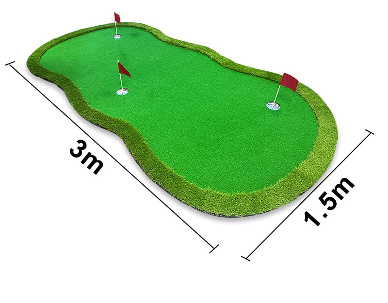 Indoor Outdoor Training Mat Portable Golf Green Simulator Golf Equipment